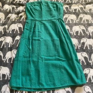 Old navy emerald sun dress